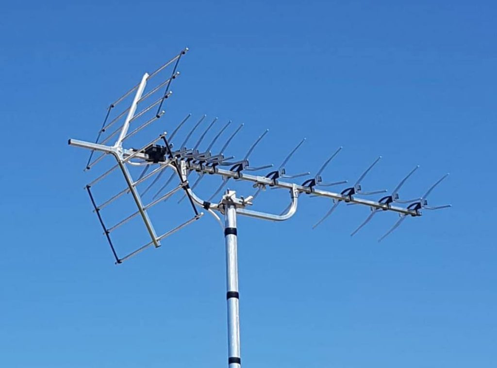 TV Aerial Installation on Rooftop in Devon