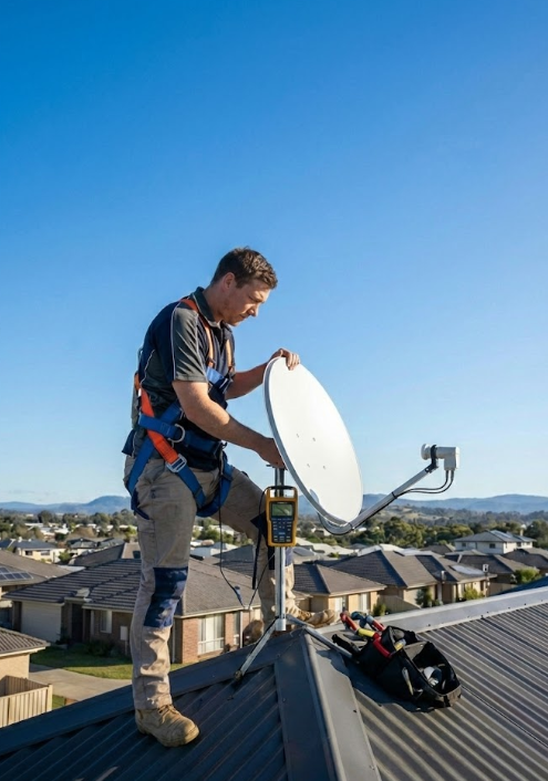 Satellite TV Dish Installation Devon